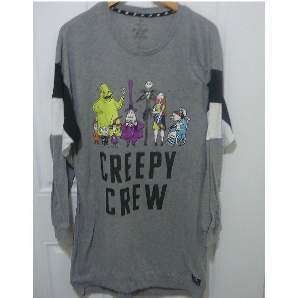 Disney The Nightmare before Christmas Nightgown Nightshirt sz Women's L (12-14)